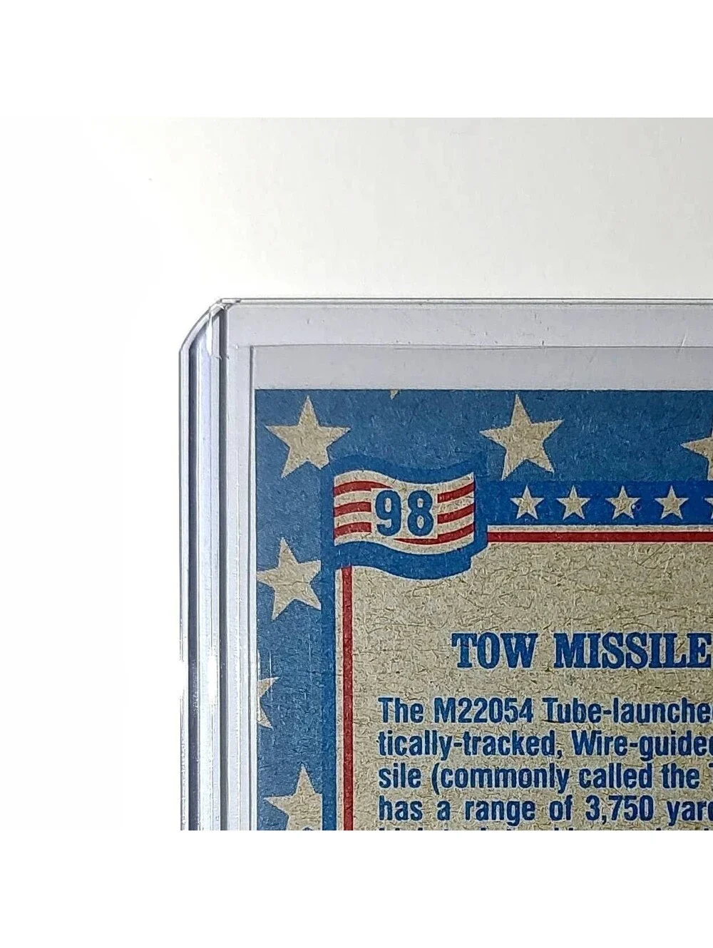TOW Missile 1991 Topps Desert Storm #98 Card - Picture 7 of 10